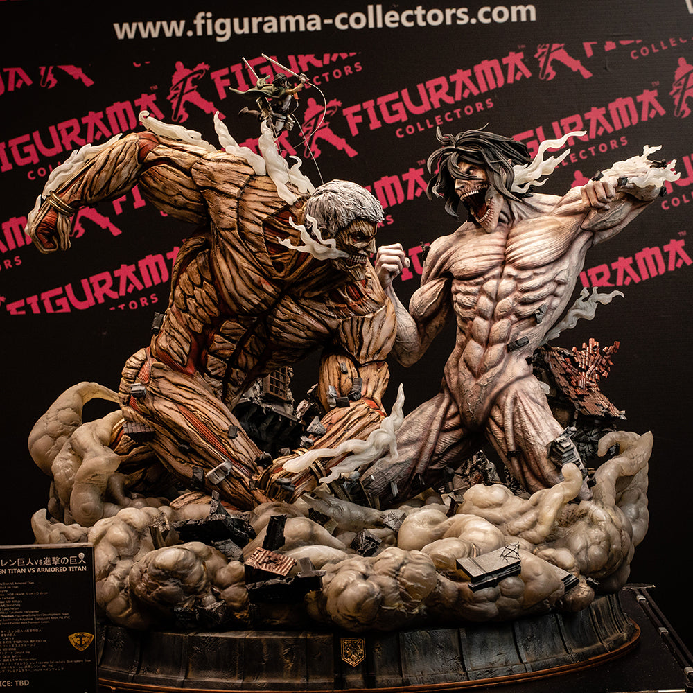 attack on titan resin statue