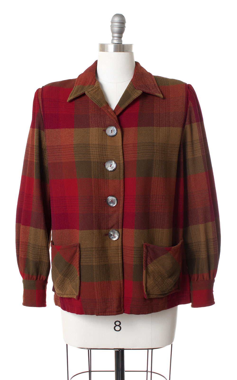 1950s Plaid Wool Pendleton 49er Jacket | medium/large – Birthday Life ...