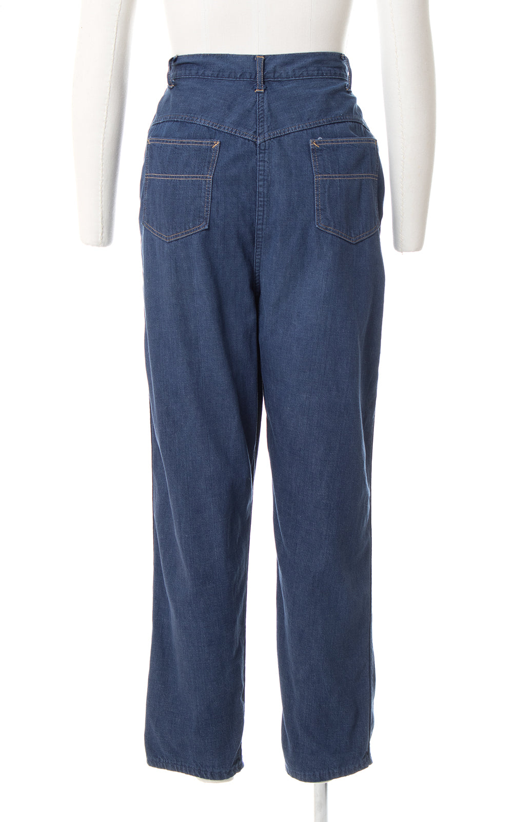 1950s Side Zip Denim Jeans | small / modern US 2-4 – Birthday Life Vintage