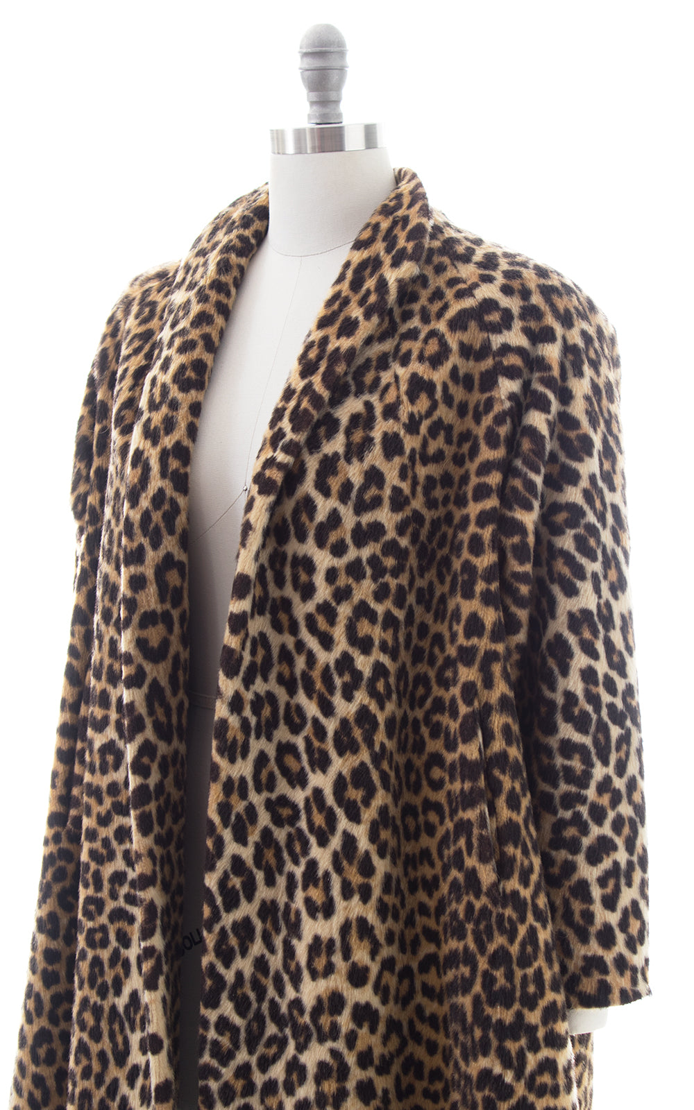 1950s Leopard Print Faux Fur Swing Coat | small/medium/large – Birthday ...