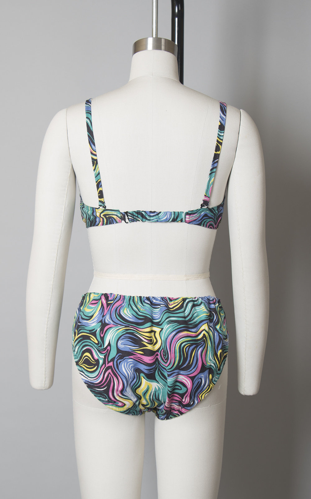 1950s Swirl Printed Convertible Bikini | small/medium – Birthday Life ...