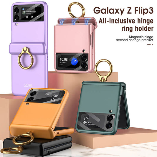 Magnetic All-included Shockproof Samsung Galaxy Z Flip 3 Case –  customizecase