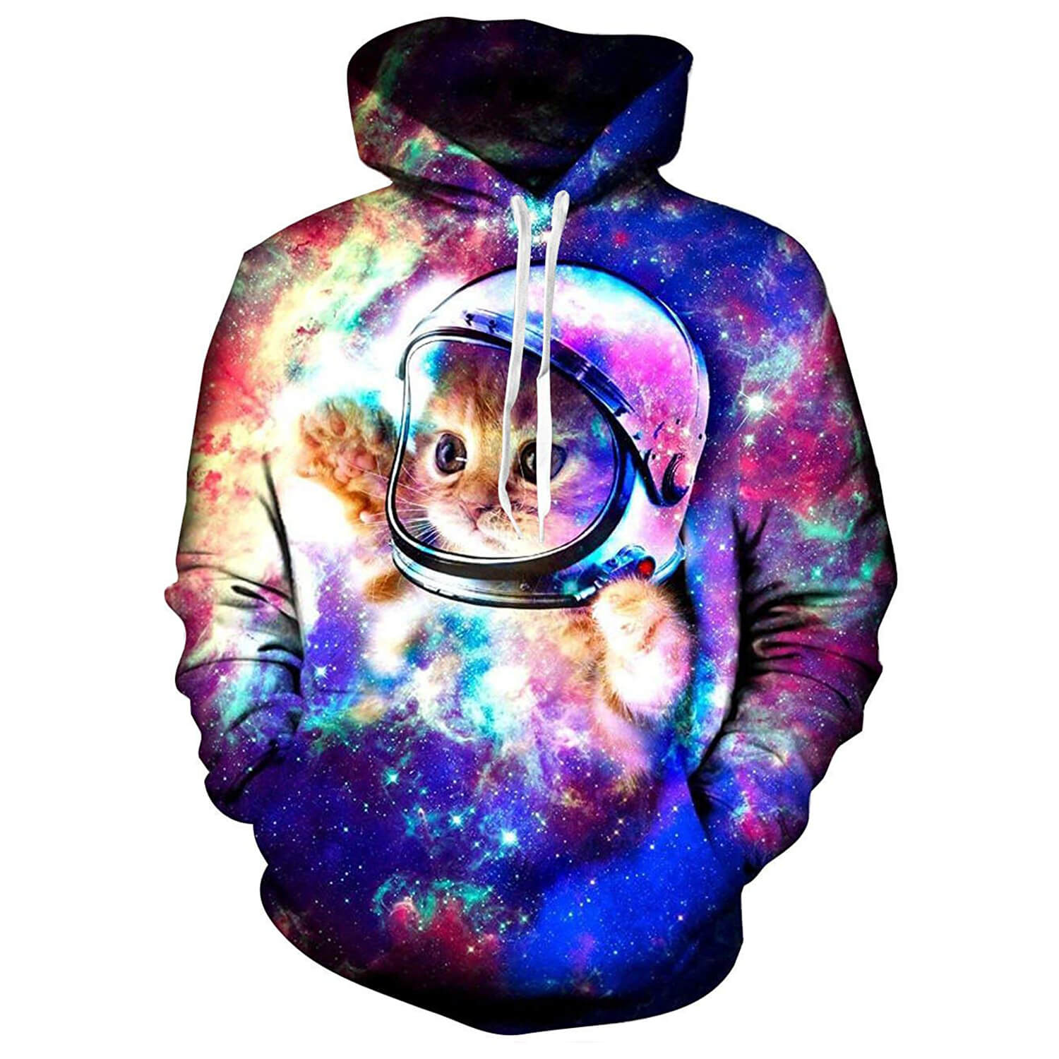 Astronaut Space Cat Funny Hoodie – D&F Clothing