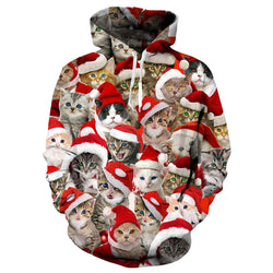 christmas cat hoodie