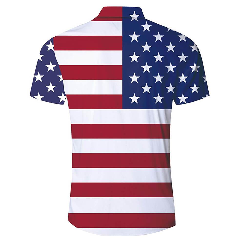 American Flag Funny Hawaiian Shirt – D&F Clothing