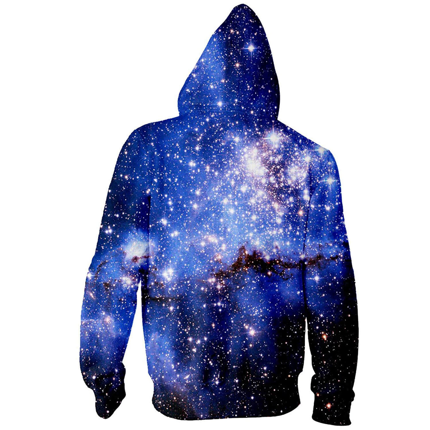 Unisex Space Galaxy Zip Graphic Hoodie – D&F