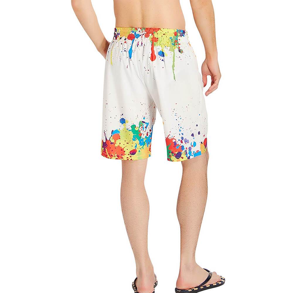 Paint Splatter Funny Board Shorts – D&F Clothing