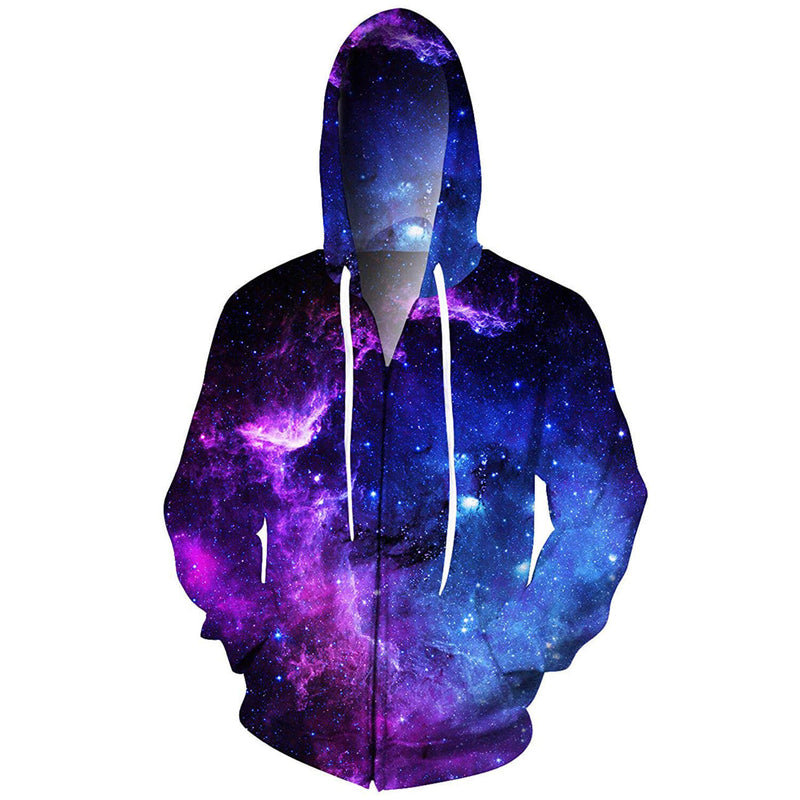 Galaxy Zip Up Sweatshirt – D&F
