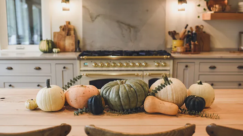 Fall Kitchen Pumpkin Decor