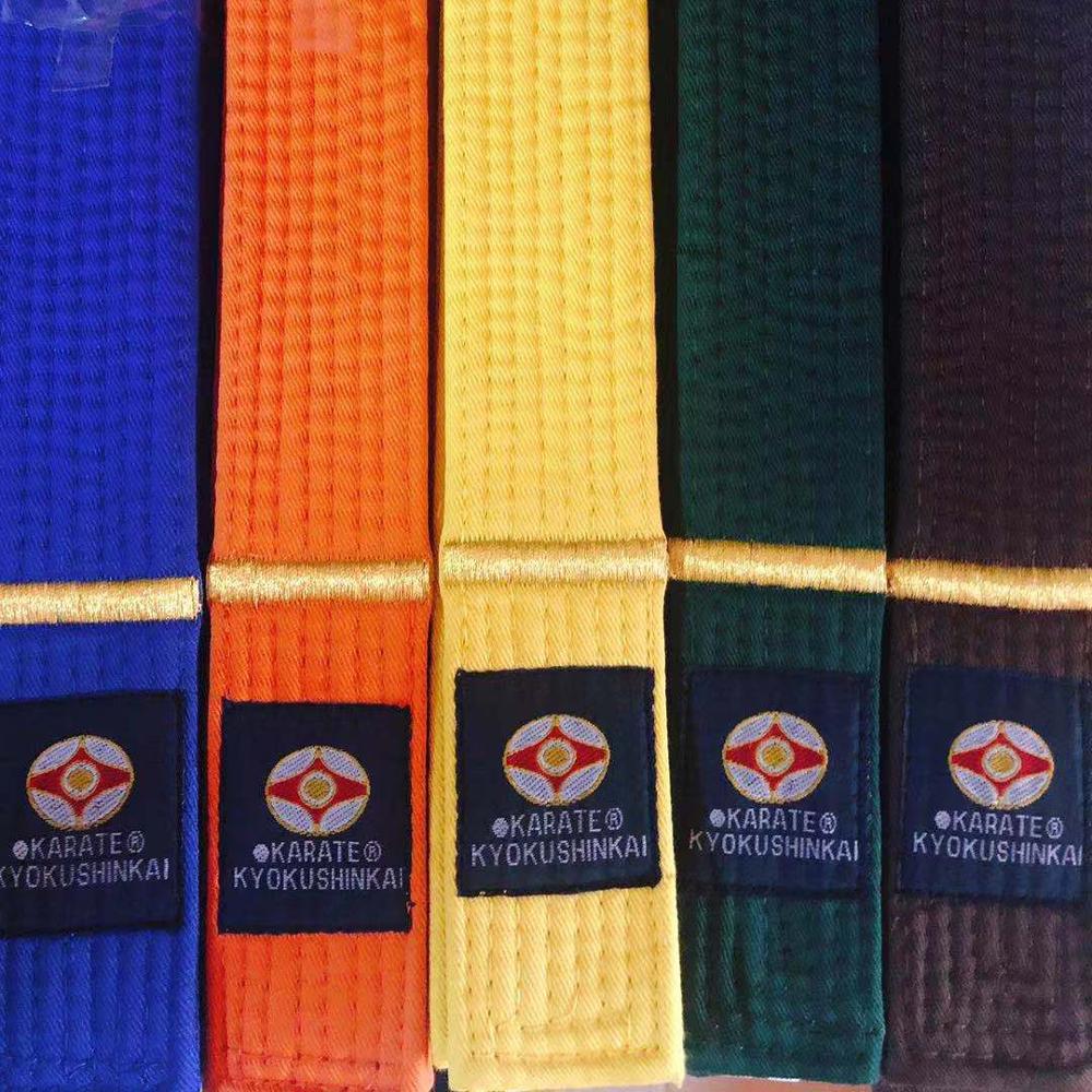 kyokushin Kai Karate Belts IKO Embroidery all Color | kyokushin-shop