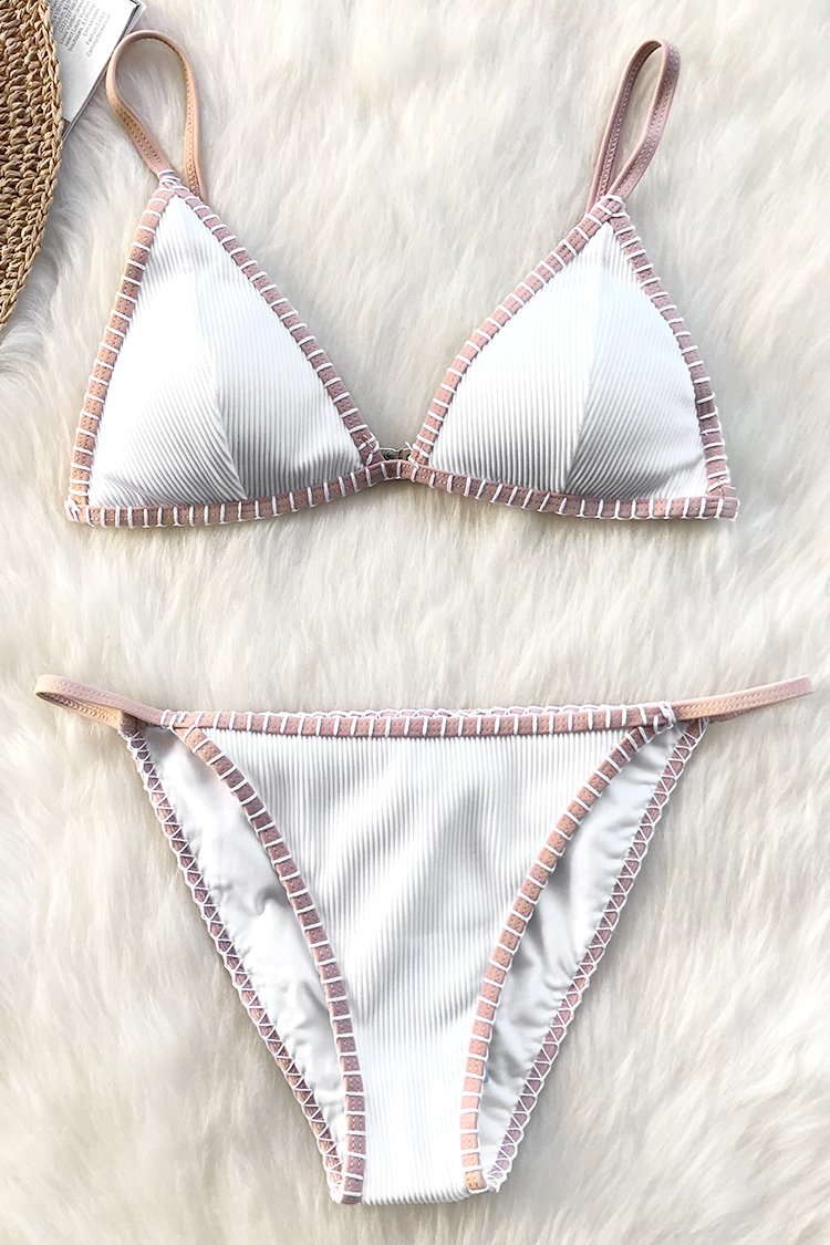 bay of angels crochet bikini set