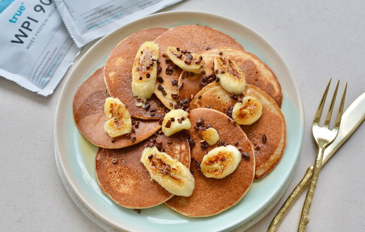 Caramelised Banana Protein Pancakes – True Protein