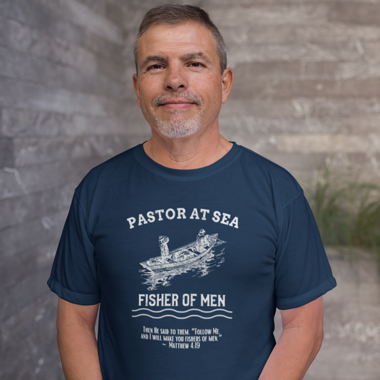 Pastor A Fisher of Men T-Shirt, Gone Fishing Christian T-Shirt –  Inspirational Expressions