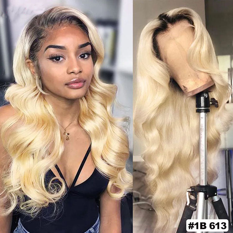 1b 613 lace front wig