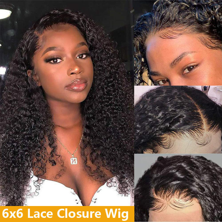 6x6 lace front wig