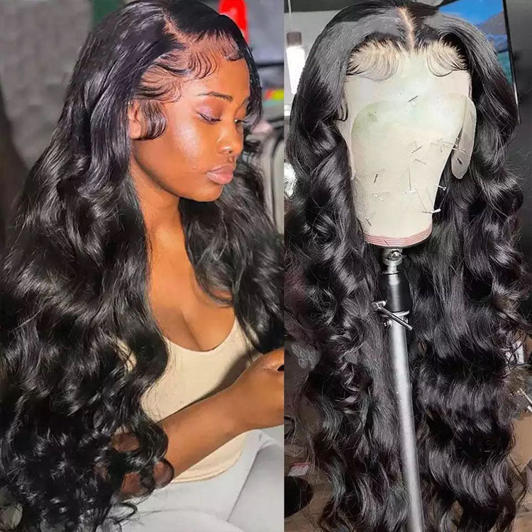 plucked lace front wigs