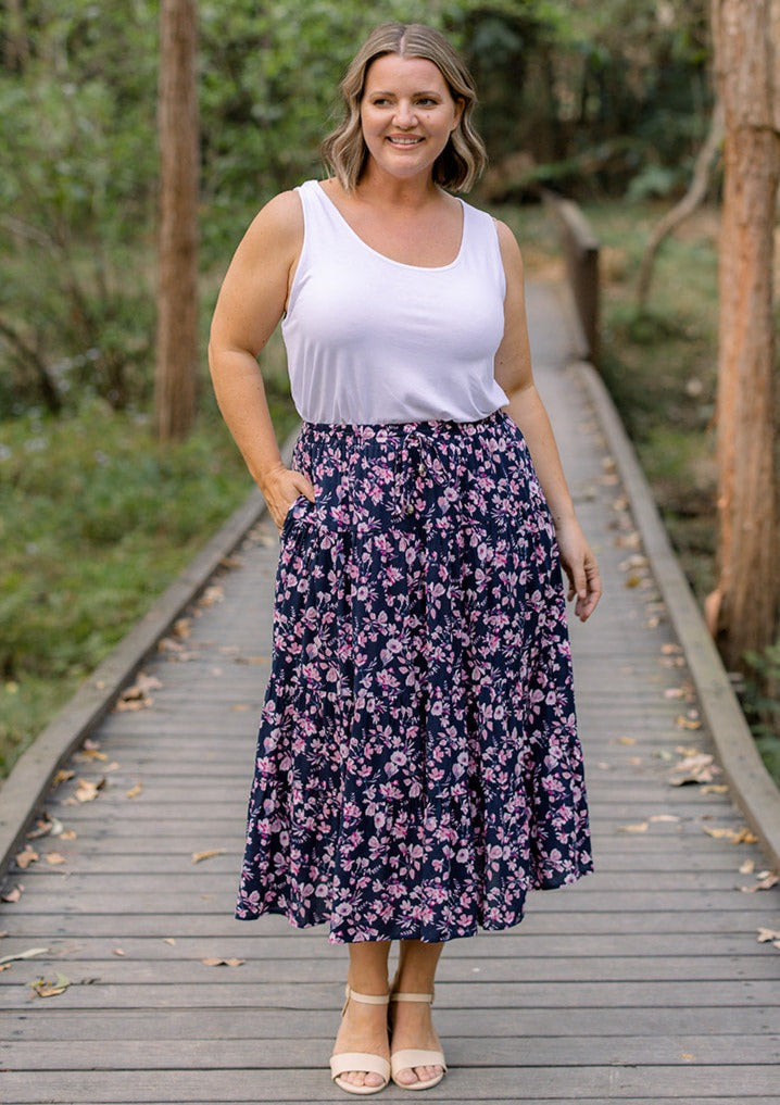 Image of Danielle Midi Skirt  