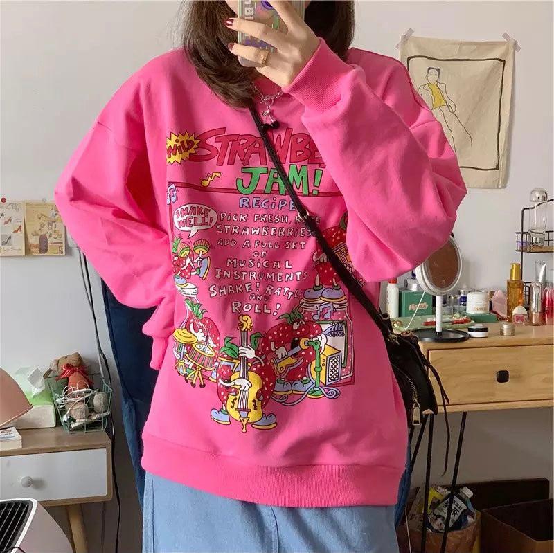 Strawberry Jam Sweatshirt – Sour Puff Shop