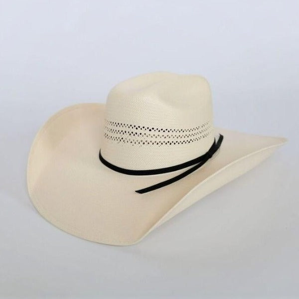 white straw cowboy hat