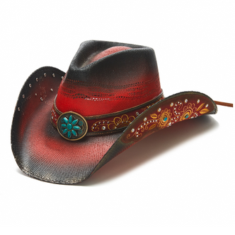 Stampede Men's Distressed Cowboy Hat - The Slashed