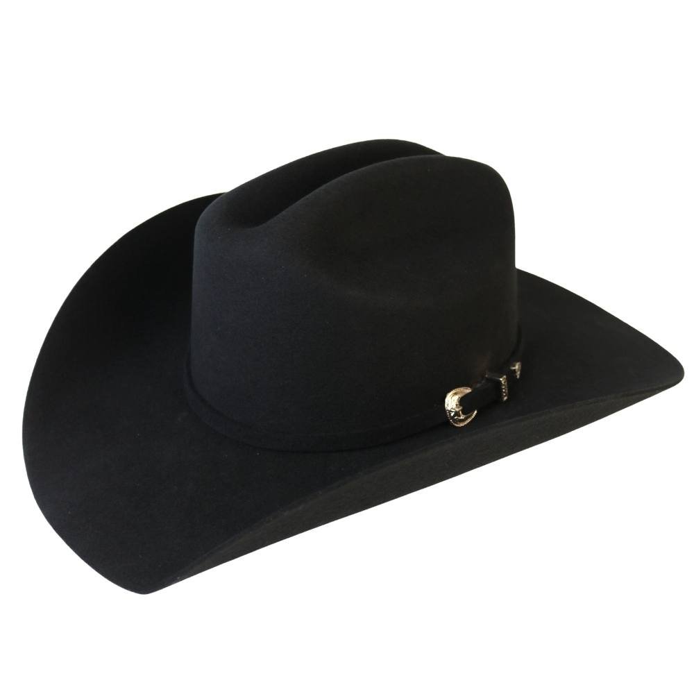 Lane – 2X Black Wool Cowboy Hills Hat Justin Hat Willow