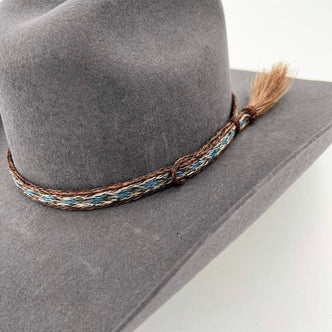 LONGMIRE Hat Band Horsehair Hat Band Cowboy Horsehair Hat 