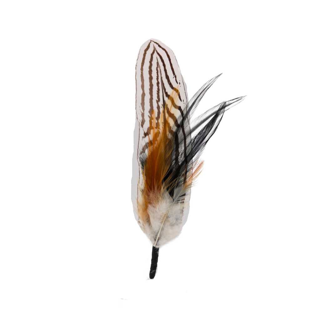 Turkey Feather Hat Accent - The Goliad