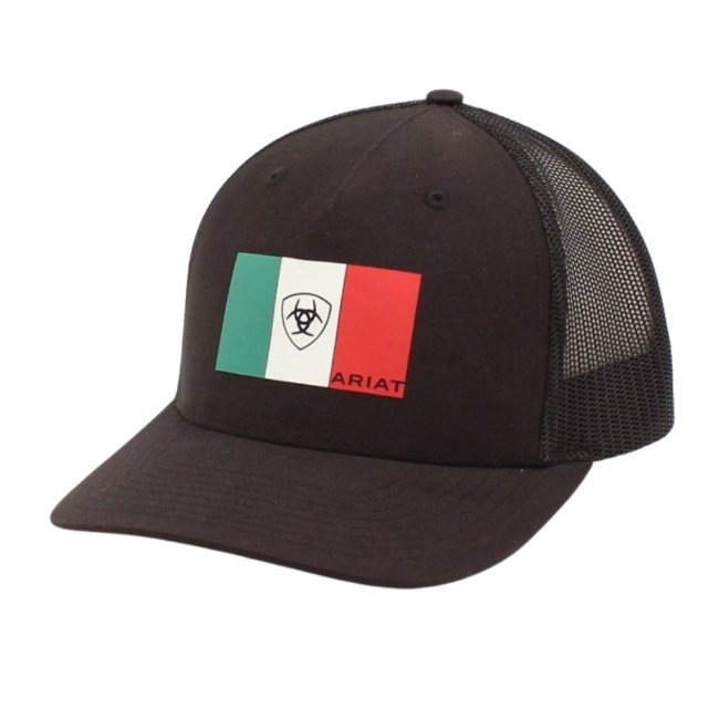 Ariat Mexico Flag Grey Baseball Cap – Willow Lane Hat Co.