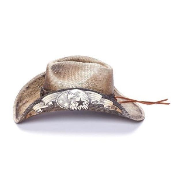 Stampede Men's Distressed Cowboy Hat - The Slashed