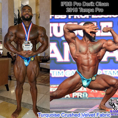 Amazon.com: FIED V Cut Bodybuilding Trunks Posing Suits Competition Shiny  Foil IFBB NPC (30