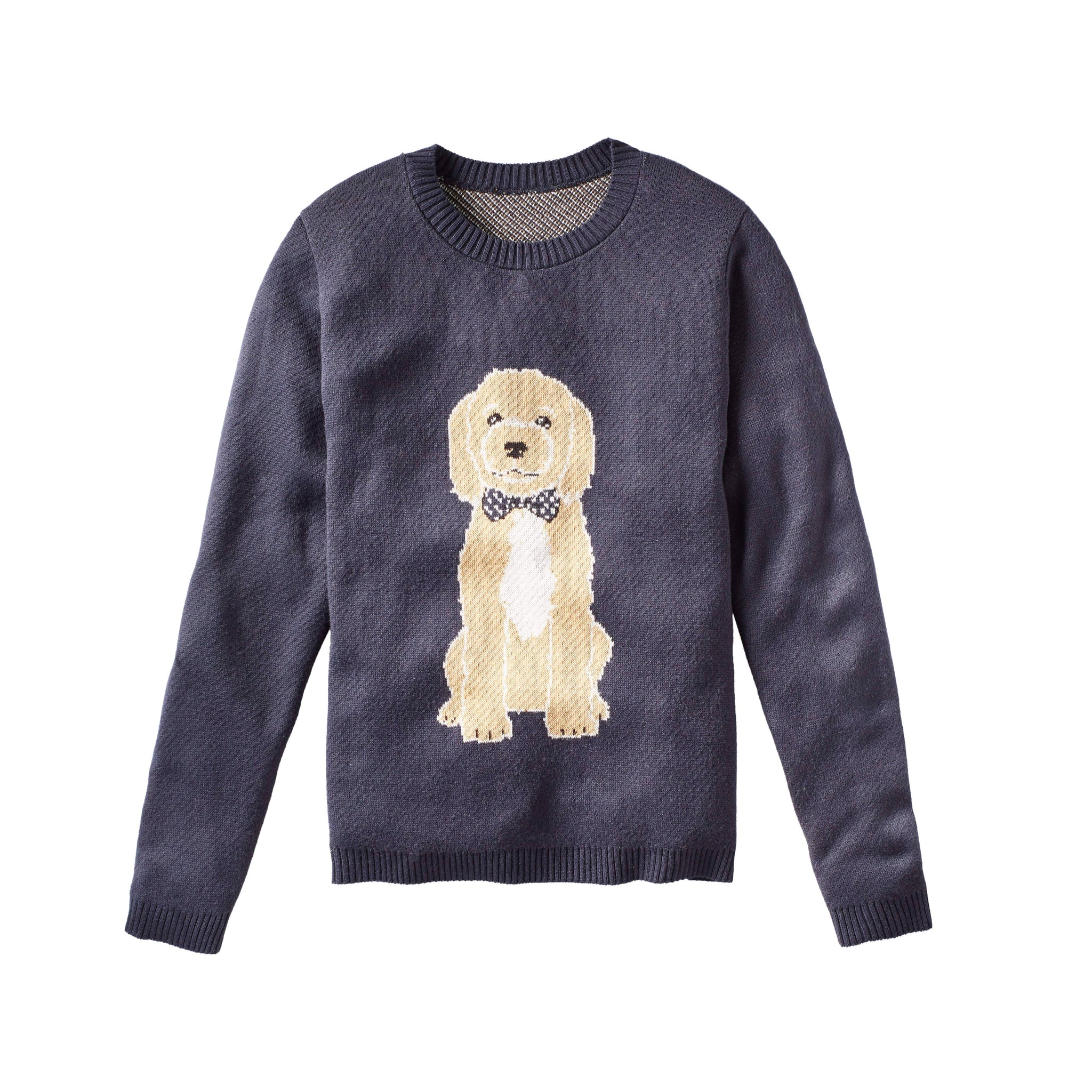 Dog With Bow Tie - Custom Knitted Sweater – Sweater Hound