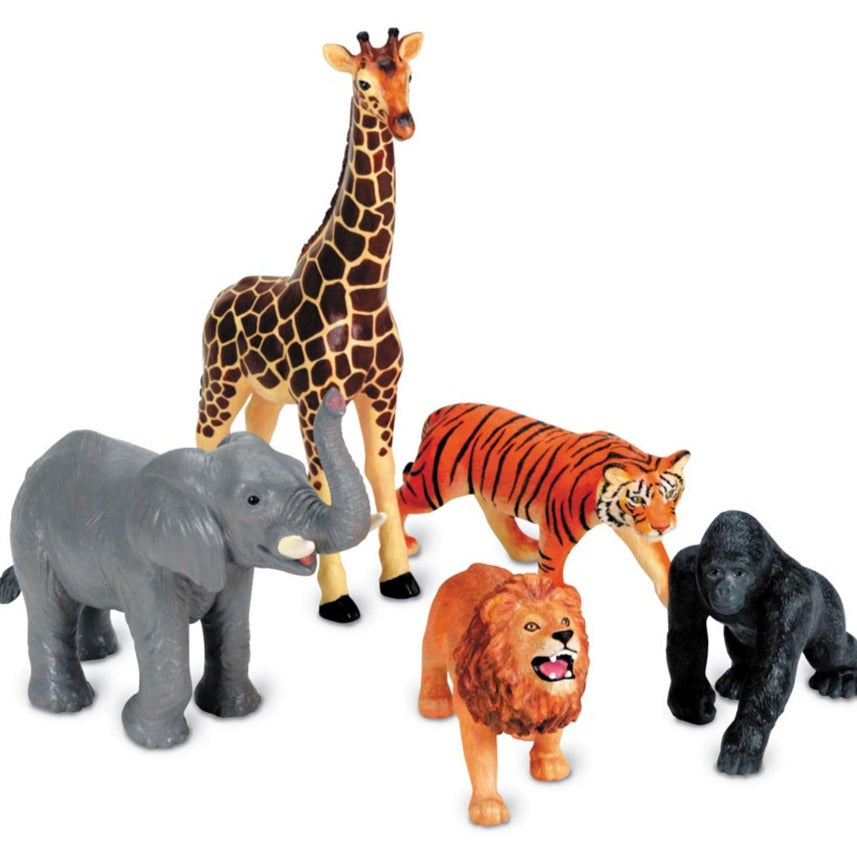 plastic jungle animals