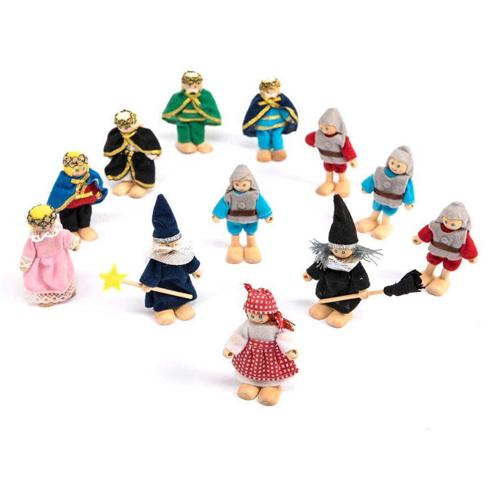 wooden fairy figures