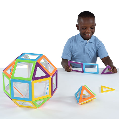 Polydron Magnetic Maths Shape & Sphera Set