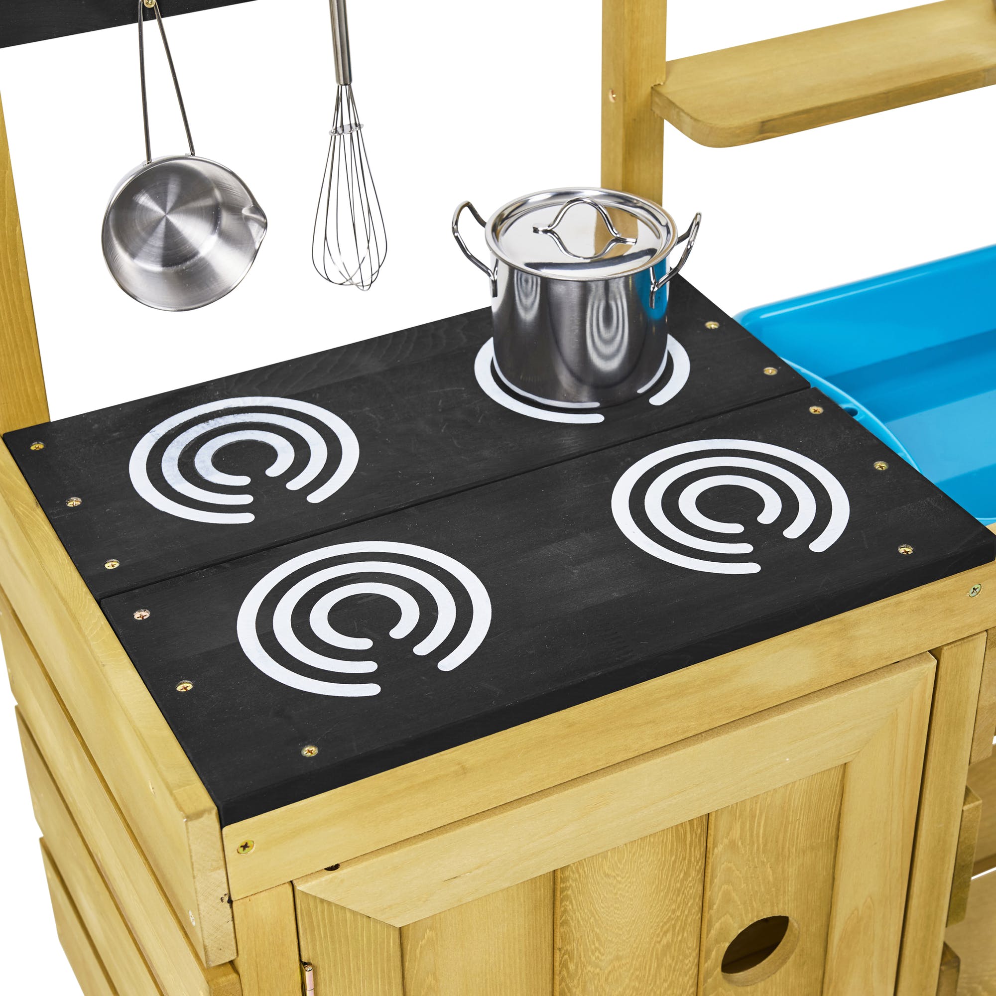 little chef wooden mud kitchen