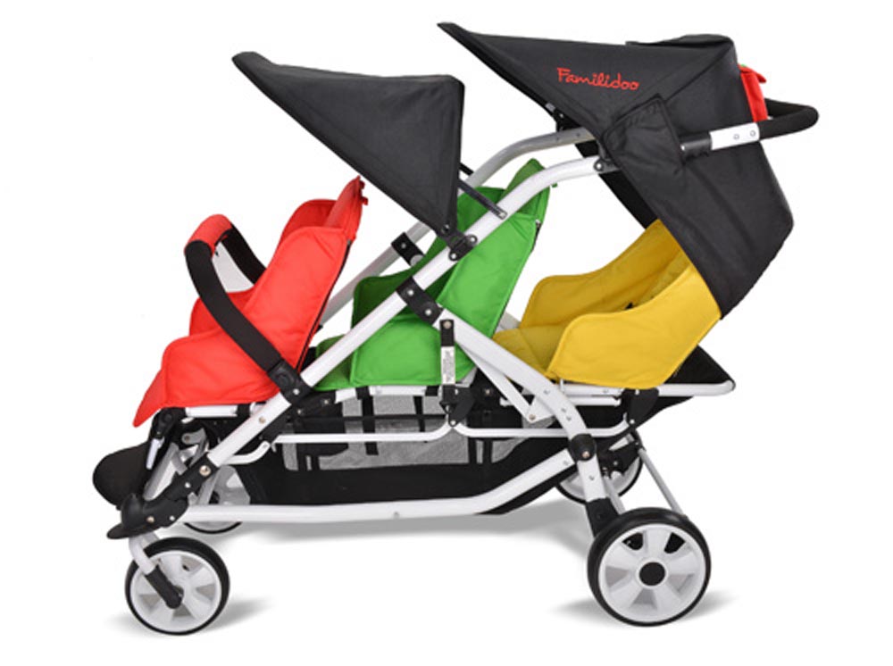 3 seat stroller