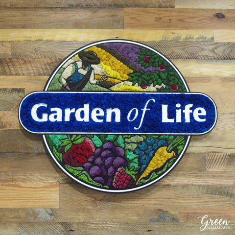 Garden of Life Moss Wall Art - Color Moss Art 