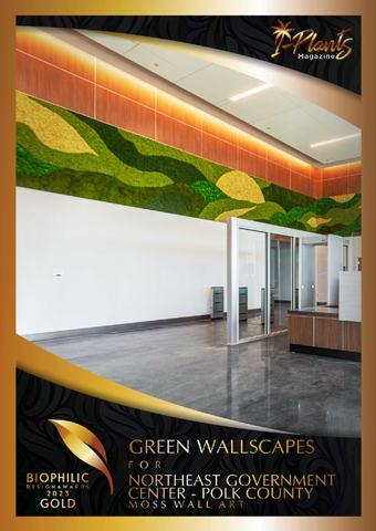 iplants magazine gold award for Polk County Green Wall