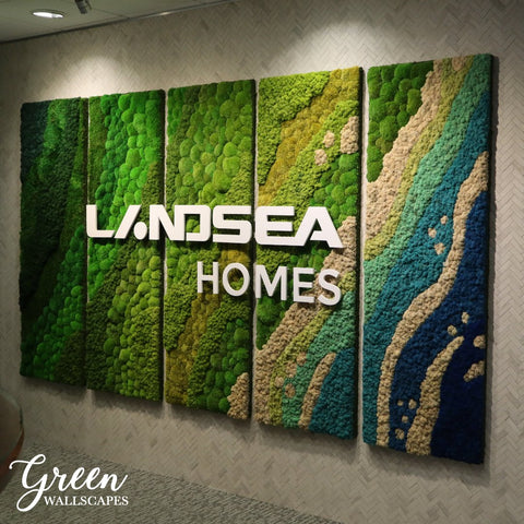 Landsea Moss Logo Wall