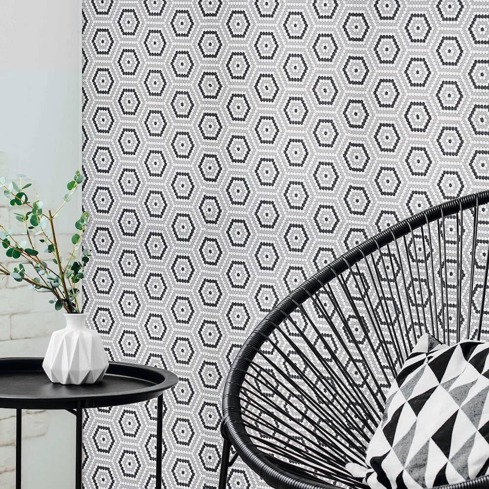 Classic Belfort Geometro Glass Mosaic Collection