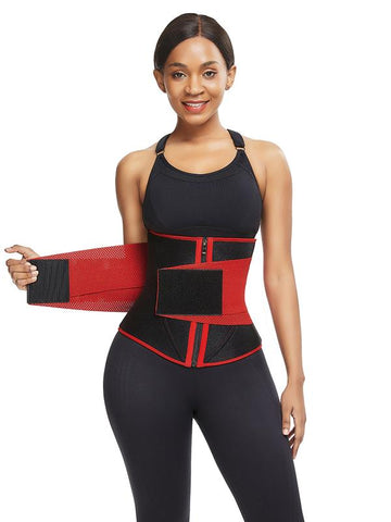 zipper waist trainer