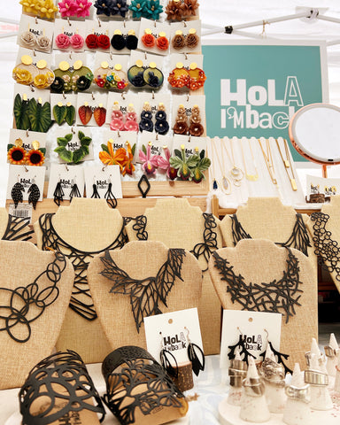 Hola I'm Back - Urbanspace Bryant Park - Recycled Rubber Necklaces