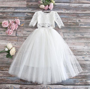 flower girl tulle skirt