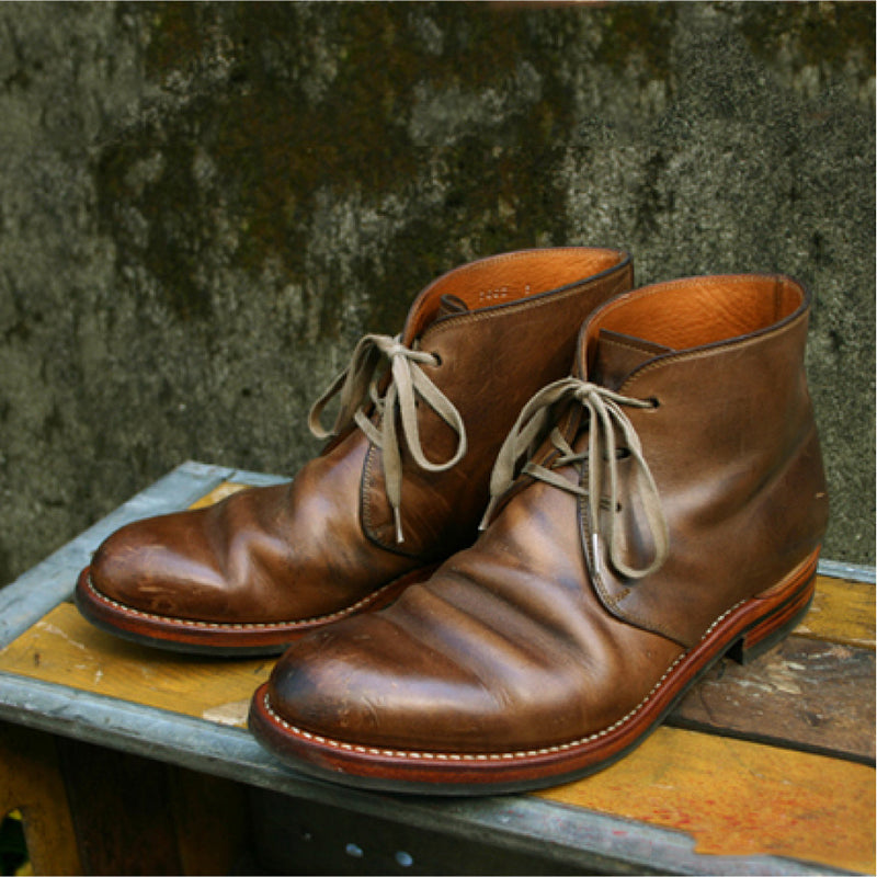 soft leather chukka boots