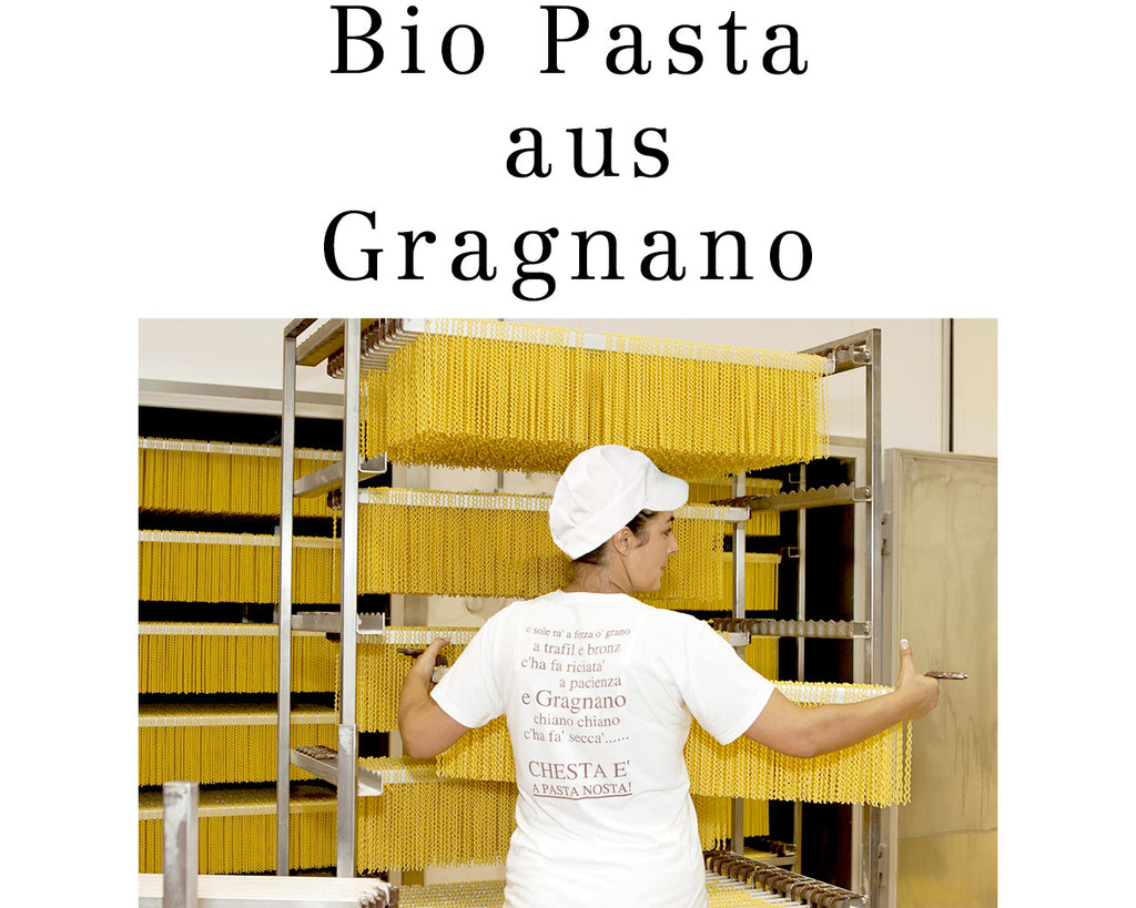 Gragnano Bio IGP Pasta Fabrik von Di Bennardo