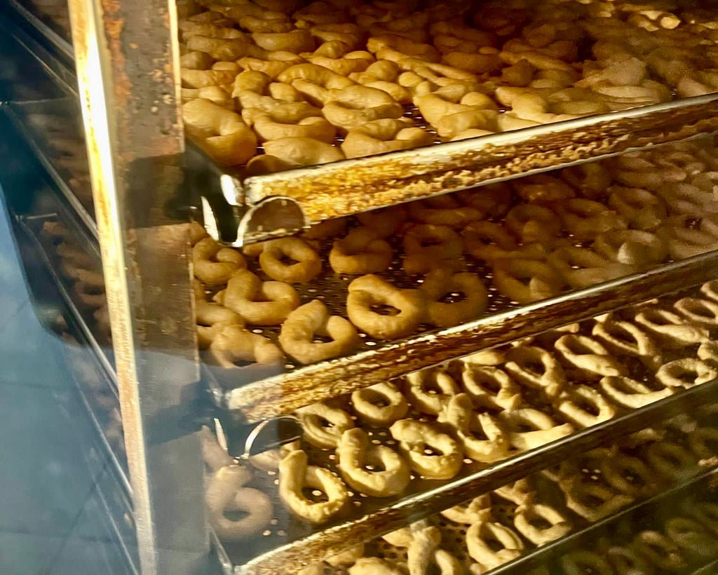 Italienische Taralli beim Produzenten Apulien von Di Bennardo