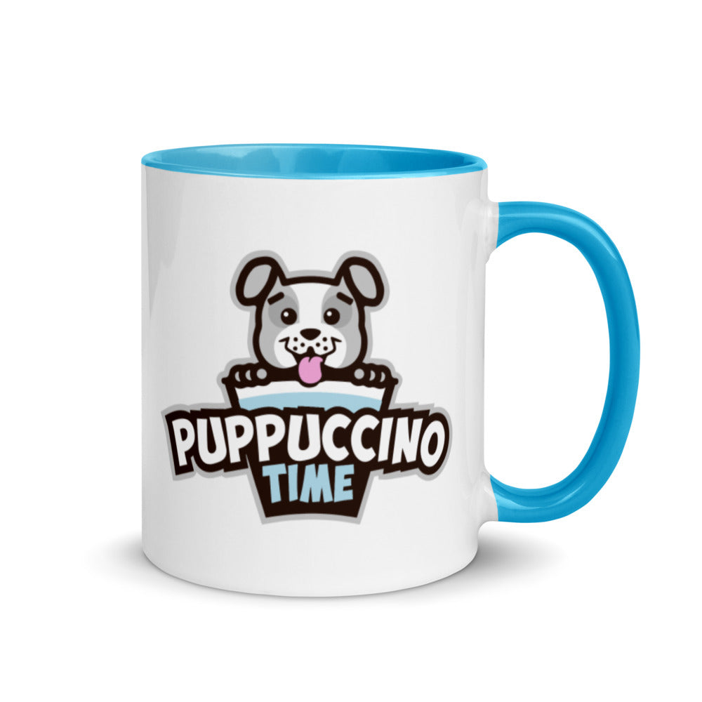 Image of Puppuccino Time Mug by Rocky Kanaka