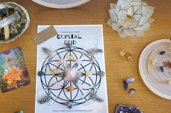 Crystal grid Danielle Balfoort blog