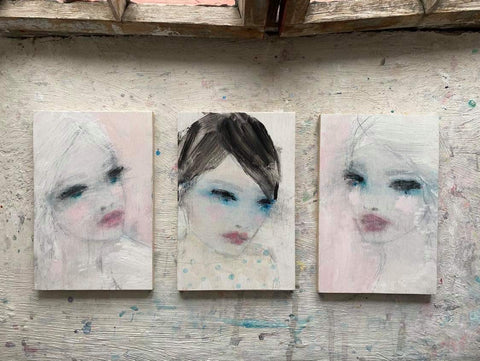 three new paintings by Jorunn Mulen