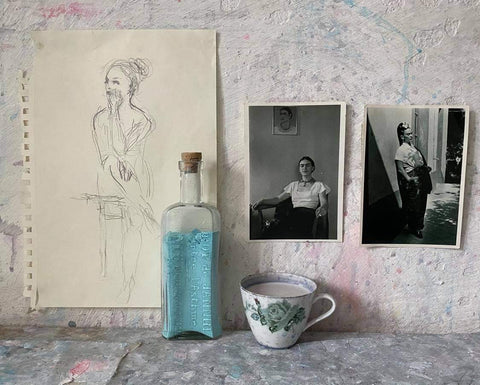 Jorunn Mulen - sources of inspiration: old photographs, little trinkets and sketches